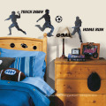 Football Lover Paper Stickers Custom Pvc Removable Decors Sticker,Vinyl Wall Sticker Decals